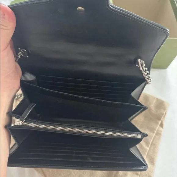 Gucci Black Quilted Leather Wallet - Picture 3 of 6